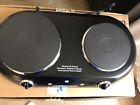 202-011 Hp Farberware Double Burner Hot Plate Black New With Out