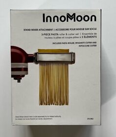 In1903n Innomoon Kitchen 3-piece Pasta Roller And Cutter Set