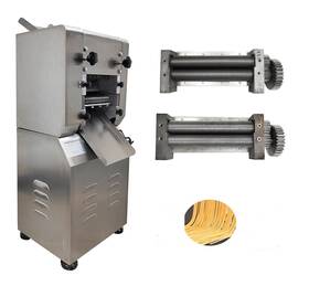 025357 Intbuying Commercial Electric Dough Roller Noodle Pasta Maker Machine With 1.5 2mm Round Blad