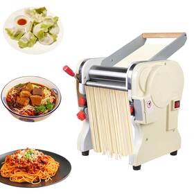 Intbuying 840403704002 Electric Pasta Maker Stainless Steel Automatic Noodle Machine Adjustable Thic