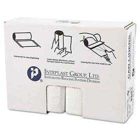17mic Inteplast 079594810142 High-density Trash Can Liner 33 X 40 Gallon Clear 25/roll 10 Roll