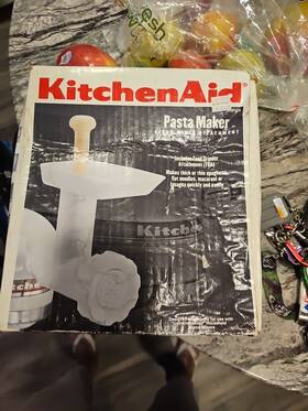 Jahyshow 880429807660 Pasta Press Attachment For Kitchenaid Mixer 6 White Outlet Shapes