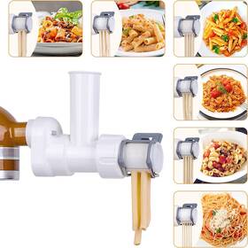 Jahyshow 883149836040 Pasta Press Attachment For Kitchenaid Mixer 6 White Outlet Shapes
