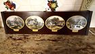 Jbg3 Vintage Currier Ives Four Seasons Warming Tray Hot Plate