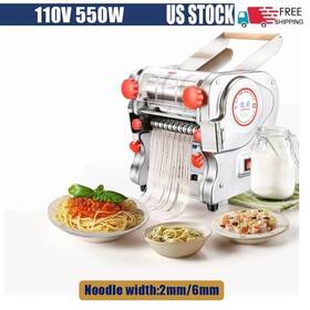Junchu 620986324961 Electric Pasta Maker Automatic Noodle Machine Fresh Dough Roller Sheeter