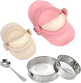 Dumk628 Kaycrown Empanada Maker Press Dumpling 3 Inch 4 Pink White