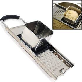 Hichg-1035a Keissco Premium Grade Stainless Steel Spaetzle Maker With Comfort Grip Handle Silver