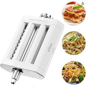 Kenome 710667122525 Pasta Maker Attachment For Kitchenaid Stand Mixers 3 In 1 Set Includes