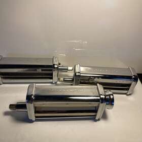 Wru-18 Kitchenaid Stand Mixer Attachment 3-pc Pasta Roller Set Kitchen Made In Italy