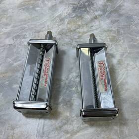 Wru05 Kitchenaid Pasta Attachments 2 Pc Stainless Steel Made In Italy