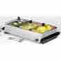 Km6171 Nostalgia Electrics Buffet Server Warmer 3 Section Parties Bbq Barbeque Warming Tray Stainless Steel 714937392755