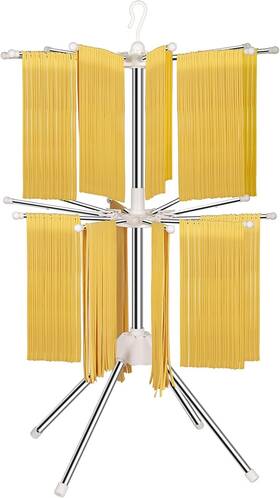 Koleonhome 037936259349 Pasta Drying Rack Large With 20 Arms Collapsible