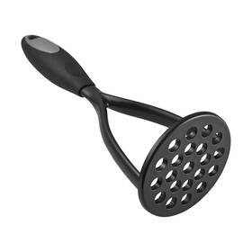 K-108rubber Ksendalo Potato Masher Kitchen Tool Nonstick Bean Smasher 10.24 Black Gray