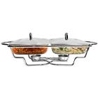 Kt9082 Chafing Dishes Buffet Server Warming Tray Stainless Steel 7557566212130