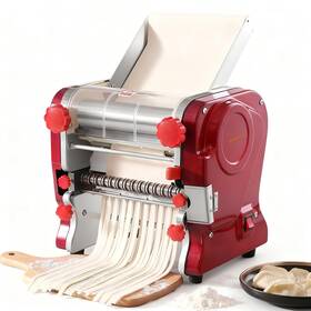 Leonebebe N-110v-500w Commercial Pasta Maker Machine Electric Noodle Roller Bulit-in Press Sheete