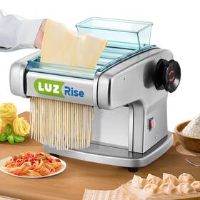 Lrn-fkm-4 Luzrise Electric Pasta Maker Automatic Noodle Machine Fresh Dough Roller Stainl