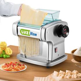 Lrn-fkm150-2 Luzrise Electric Pasta Maker Automatic Noodle Machine Fresh Dough Roller Stainl