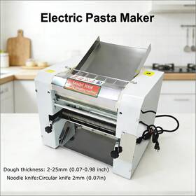 020499 Maisutseb 110v Commercial Electric Pasta Maker Dough Kneading Noodle Press Machine 2mm