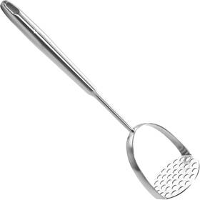 Pm-s-14in Mamajardin Potato Masher Stainless Steel - Avocados Smasher Tool Heavy Duty Silver