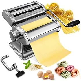 Manual Pasta Maker Soldow 150 Roller Machine Stainless Steel Thickness