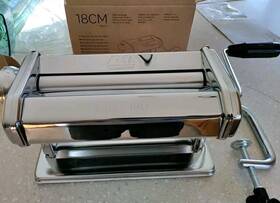 At-180-rol-sld Marcato Atlas 180 Slide Manual Pasta Machine Chrome Steel ..used Once