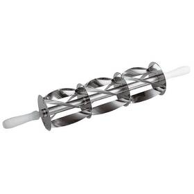 47027-16 Martellato Stainless Steel Triple Croissant Cutter L 7-7/8 Inch X 4-3/4