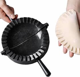 Mate05 Matjaz Bizjak Jumbo Size Empanada Maker Press 6 Inch Black - Professional Empanadas