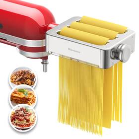 Mv-kapasta-0003 Mavouse All Metal Pasta Attachment 3 In 1 Set For Kitchenaid Stand Mixer Included Pas