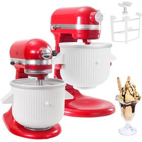 Meileyii 658370899788 Ice Cream Maker Machines For Kitchenaid Stand Mixer Compatible With Kitchen A