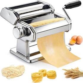 Metluck 313038157197 Pasta Maker Stainless Steel Machine Manual Roller Wit