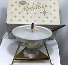 Mirro Medallion Chafing Dish Atomic Design Satin Aluminum