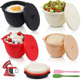 Moxerith 607611354678 Silicone Bowl Liners For Kitchenaid 5 Quart Tilthead Mixer 4pack