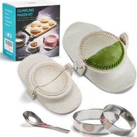 Dm003-w Mumsung 6 Inch Empanada Maker Press Extra Large Dumpling 4 White