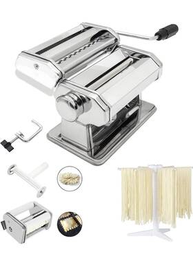 Mz-150pr Mztogr Pasta Maker Machine Set Of 6 Piece 150mm Steel Noodle With 9 Ad