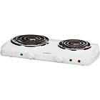 Ts-368 N-a Brentwood Electric Double Burner White Home Garden Living 765042450762