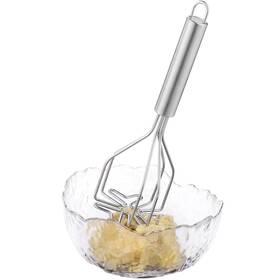 Nav000015pq002c Navaris 2in1 Stainless Steel Potato And Bean Masher - Mix Mash Kitchen Silver