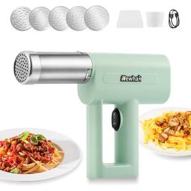 Yld-6 Newhai Handheld Portable Pasta Maker 5-in-1 Cordless Machine With Shaping Disc