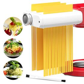 Newsets 718893614319 Pasta Maker Attachment For Kitchenaid/cuisinart Stand Mixers 3 In 1 Noodle M