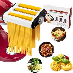 Np-k027-001 Newsets Pasta Maker Attachment For All Kitchenaid Mixers Noodle Kitchen Aid Mixer