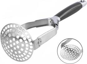 Kj-1033 Obsoorth Mashed Potato Masher Stainless Steel Foldable Non 12.1x3.78 Silver
