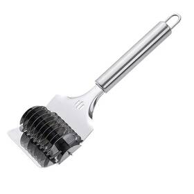 Oneswi 759838139689 Pasta Noodle Cutter High Grade Stainless Steel Spaghetti Maker Silver