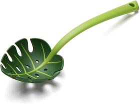 15627 Ototo Jungle Spoon Monstera Ladle - Bpa-free Kitchen High Heat Green