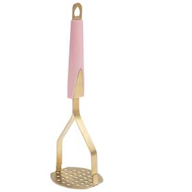 Paris Hilton 741393716917 Potato Masher Heart-shaped Stainless 1-piece Pink And Gold