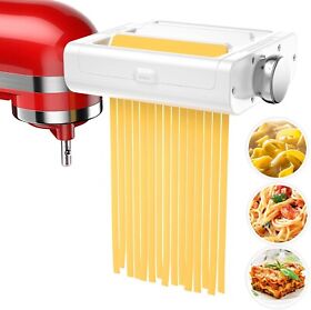Pasta Maker Attachment For Kitchenaid Stand Mixers 3 In 1 Set Attachments