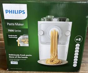 Philips 019659200136 7000 Series Automatic Pasta Maker Proextrude 150w 8 Discs White
