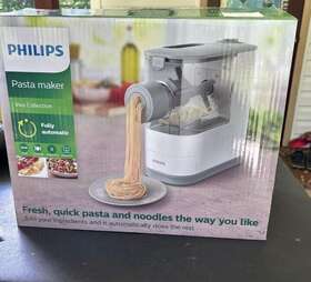Philips 810002430275 Compact Fresh Pasta Maker Viva Collection Black