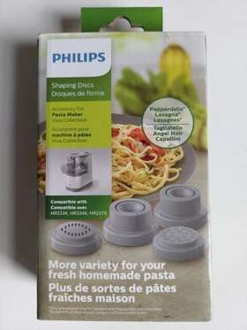 Hr2484 Philips Pasta Maker Shaping Discs Angel Hair Lasagna Capellini Tagliatelle