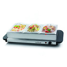 Pkbfwm33.0 Nutrichef Buffet Warmer Server Professional Hot Plate Food 696577637895