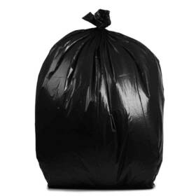 Plasticmill 701806859914 50 Inch W X 48 H 65 Gal. 1.5 Mil Black Trash Bags 100- Count