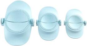 Atmb21c99-3 Pokinge 3pcs/set Dumpling Mould Pastry Pie Maker 3 Sizes Convenient Blue
